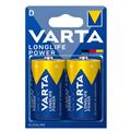 PILA LR20 D 2u LONGLIFE VARTA