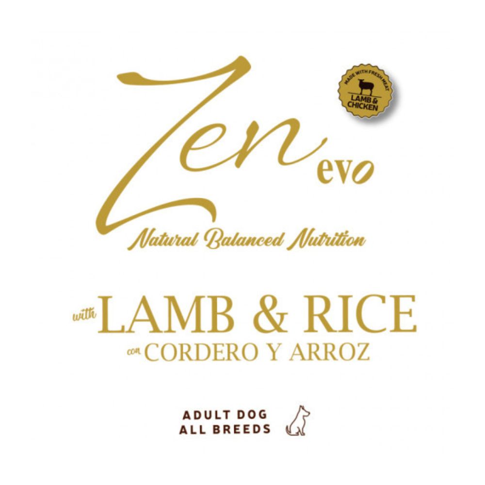 Zen Natural Balanced Nutrition Cordero 800 g barritas para perr