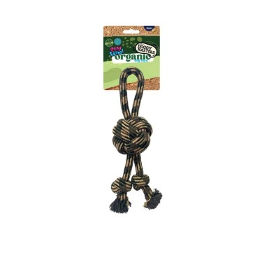 Doggy Masters Organics bola con nudo tirador 43 cm en Tucan