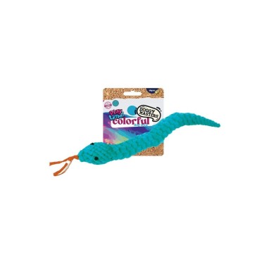Doggy Masters Colorful serpiente azul de yute 25 cm