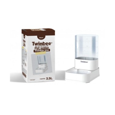 Bebedero Automático Twinbee 3,5L con Filtro Purificador