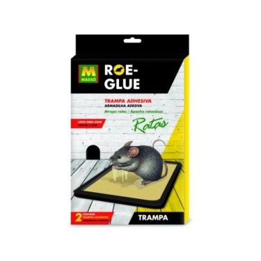 Trampa Adhesiva para Ratas Roe-Glue sin Veneno
