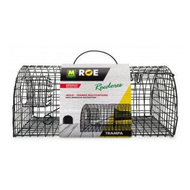 Jaula-trampa multicaptura ratas y ratones