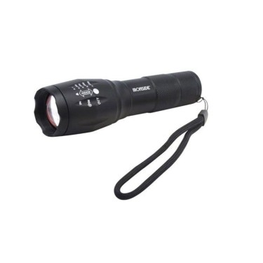 Linterna LED con zoom 400 lúmenes a pilas AAA en Tucan