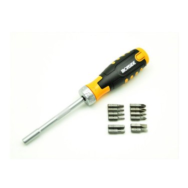 Destornillador carraca reversible 12 en 1 12 puntas de 25 mm