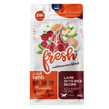 DOG FRESH LAMB Y RICE 3KG