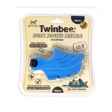 BOZAL SILICONA TWINBEE AZUL M