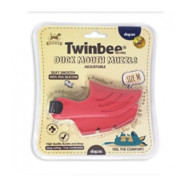 BOZAL SILICONA TWINBEE ROJO L