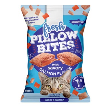 Pillow Bites Salmon Cat