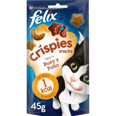 FELIX CRISPIES BUEY Y POLLO 45GR