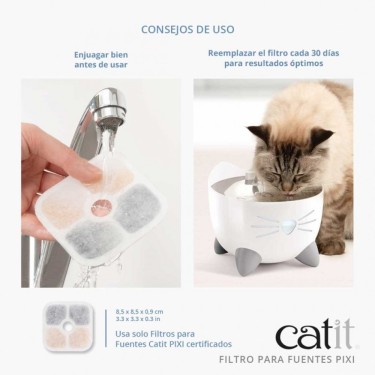 FILTROS FUENTE CATIT PIXI 1