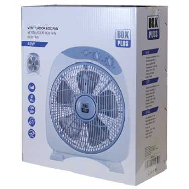 VENTILADOR BOX FAN  30CM 40W 1