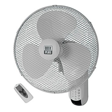 VENTILADOR DE PARED BLANCO, ASPAS TRANSPARENTES Ø40CM 50W