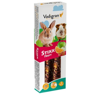 Alimento Snack Stix para conejos con sabor a fruta