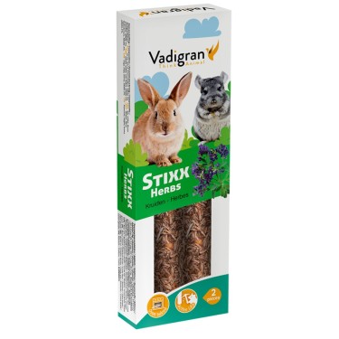 Alimento snak stixx de hierba para conejos