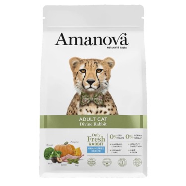 AMANOVA Adult Cat Conejo Fresco 1,5KG