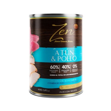 ZEN DOG PATE ATUN-POLLO 400 g