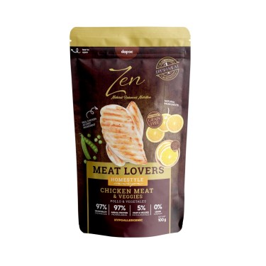 ZEN POUCHES MEAT LOVERS POLLO