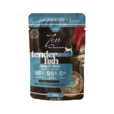Zen Tender Fish Atún & Almejas 70 g para gatos
