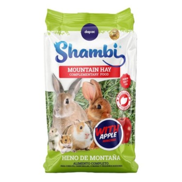 Heno Dapac Manzana 500g + 200g alimento complementario roedores
