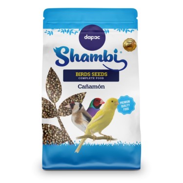 Shambi Cañamón 900 g - Semillas nutritivas para aves En Tucán