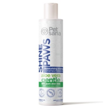 Shine Paws Aloe Vera Shampoo 300ml - PetSana para perros y gato
