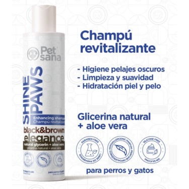 Shine Paws Black & Brown Shampoo 300ml - pelo oscuro