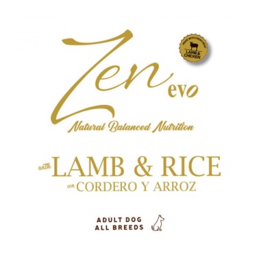 Zen Natural Balanced Nutrition Cordero 800 g barritas para perr
