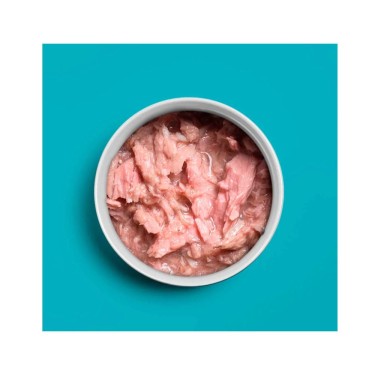 Lata Amanova atun y anchoveta para gatos