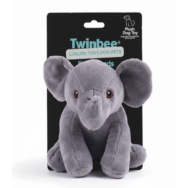 Twinbee Peluche Elefante con Sonido 15 cm