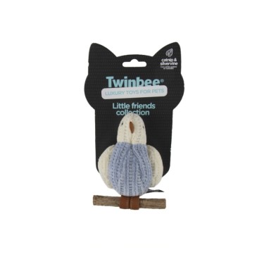 Twinbee Pájaro plateado catnip para Gato en Tucan