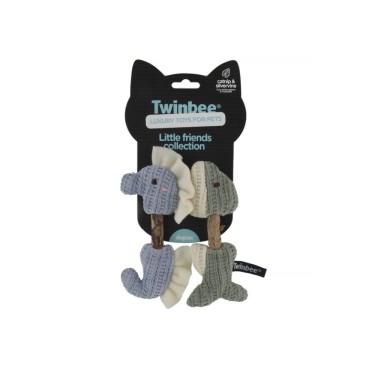 Twinbee Caballito de mar y delfin catnip para Gato en Tucan